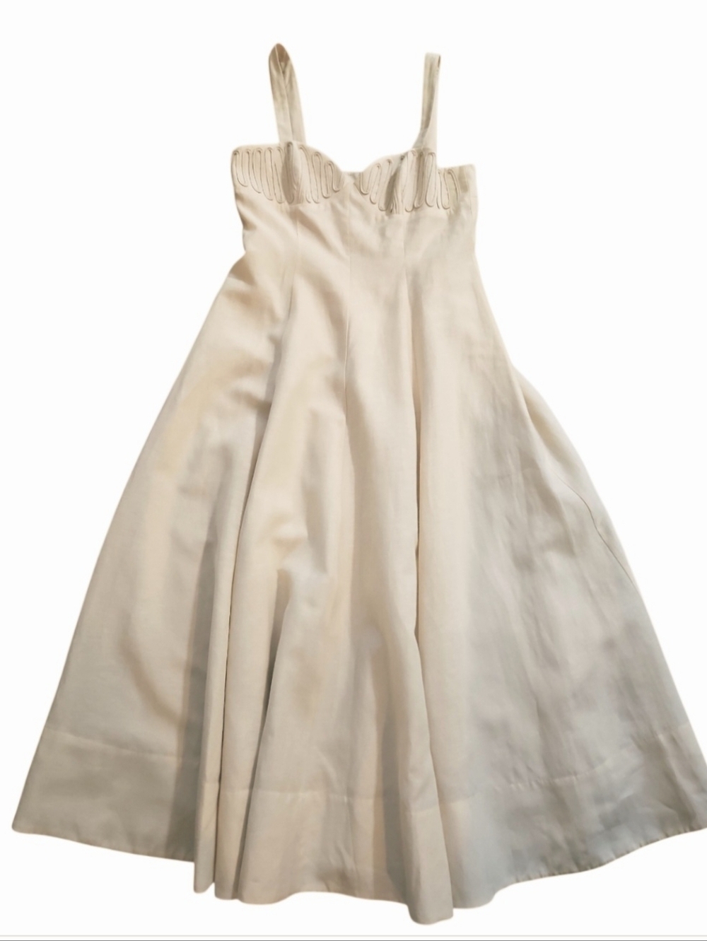 NWT Antonio Melani x Simkins Page Soutache Linen Maxi 10 - Picture 8 of 14